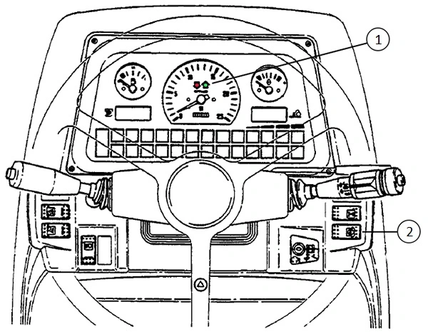 Deska rozdzielcza Massey Ferguson 6110-6190