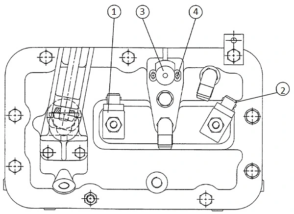 Umiejscowienie potenconometru rewersu MF 6100